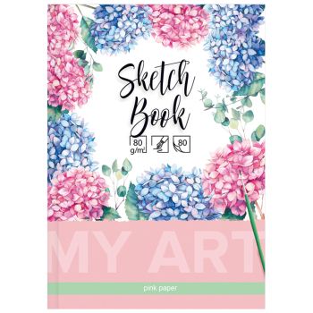 Скетчбук 80л., А5 BG 