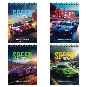 Блокнот А6 40л. на гребне BG 