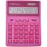 Калькулятор настольный Citizen SDC444XRPKE, 12 разрядов, двойное питание, 155*204*33мм, розовый