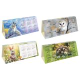 Календарь-домик с высечкой, 210*85 мм BG "Животные", ассорти, 2026г.