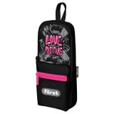 Пенал мягкий 1 отделение, 1 карман, 210*90*40 Först "Love positive", текстиль