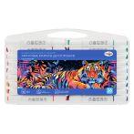 Маркеры акриловые Гамма "Классические", 36 цв., двусторонние, пластик.бокс